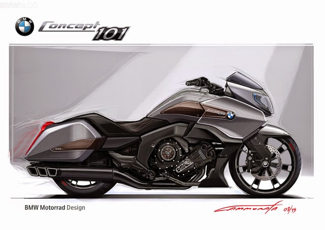 Concept 101: BMW mostra conceito de moto "bagger"