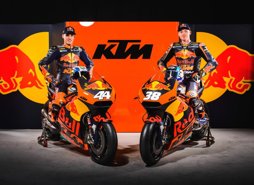 Pol Espargaró e Bradley Smith na apresentação da KTM RC16 - Fotos: MotoGP