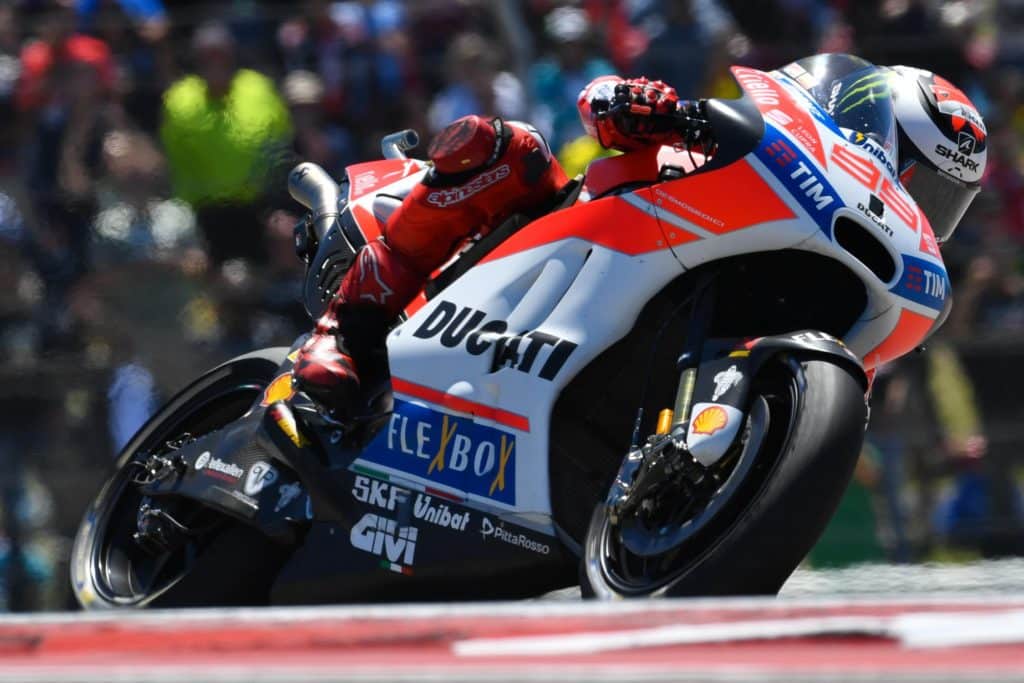 Jorge Lorenzo terminou em 9º. Nitidamente parece estar ainda acertando a Ducati - Foto:  MotoGP