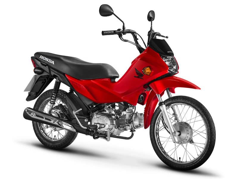 Honda moto Pop 100 Vermelha