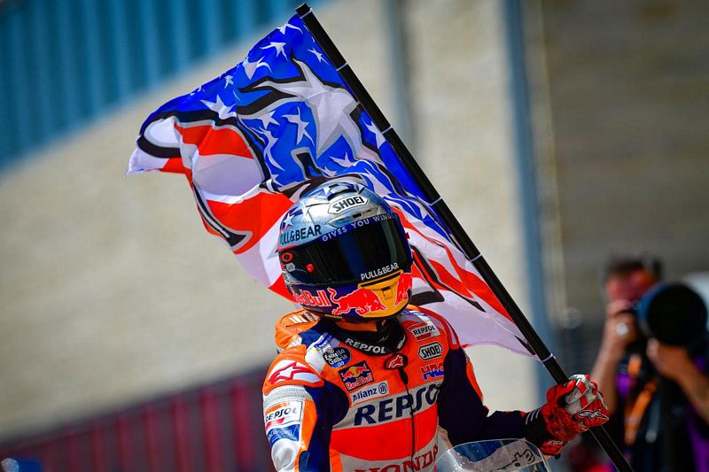 MotoGP: Márquez vence novamente nos Estados Unidos. Dovizioso lidera o campeonato.