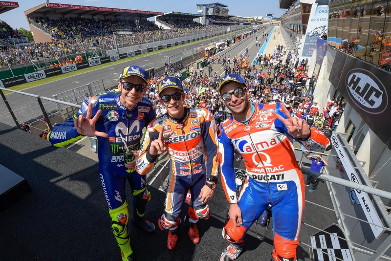 MotoGP da França: Rossi comemora o retorno ao pódio