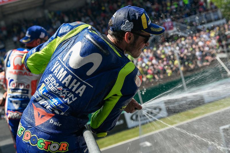 MotoGP da França: Rossi comemora o retorno ao pódio