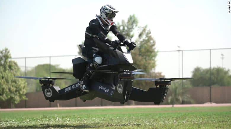 Polícia de Dubai vai usar motos voadoras já em 2020