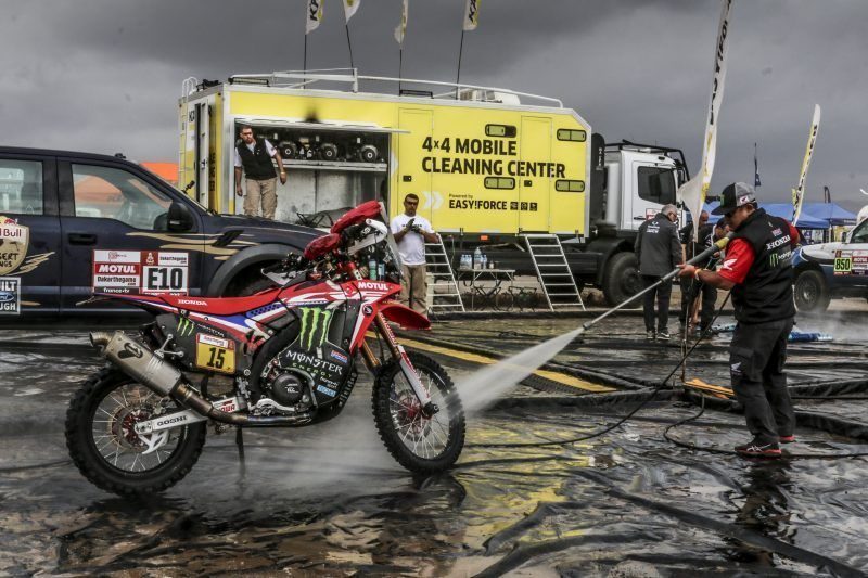 Equipe Honda se prepara para o final do Rally Dakar 2019