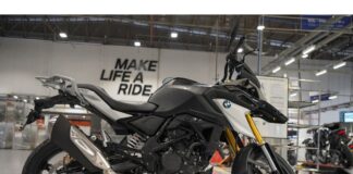 Com um exemplar da BMW G 310 GS Triple Black, no dia 17 de março, a fábrica da BMW em Manaus chega a 50 mil motocicletas produzidas.