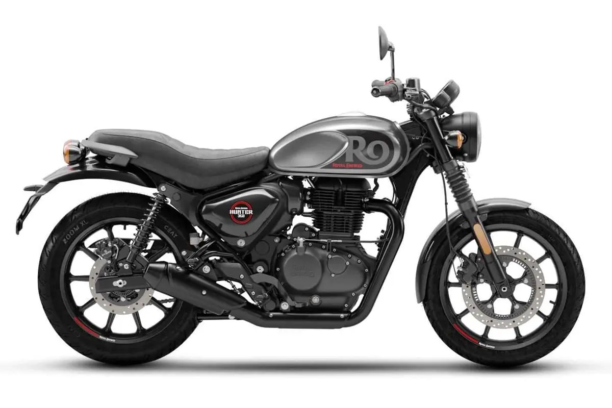 royal enfield hunter 350 dapper grey