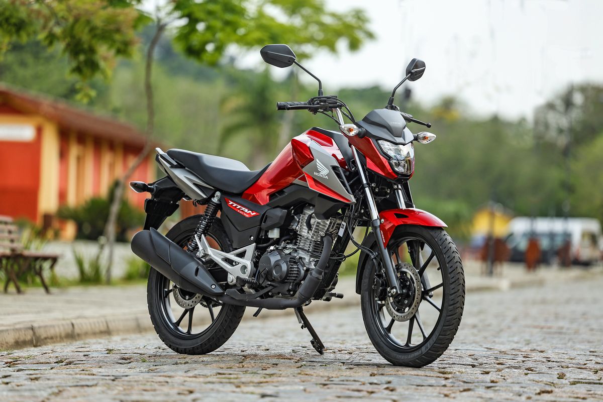 Honda CG Titan 160 2025 - Divulgação Honda CG Titan 160 2025 - Divulgação
