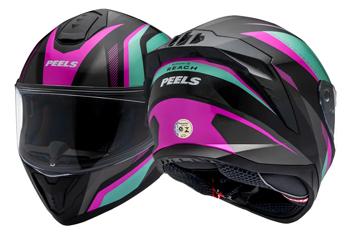 Mach 5: novo capacete da Peels - Divulgação Mach 5: novo capacete da Peels - Divulgação