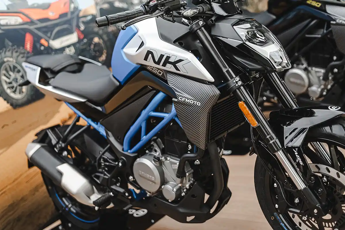 Qual será a próxima moto da CFMoto no Brasil? A NK 250 (ou a 300) têm boas chances - Divulgação Qual será a próxima moto da CFMoto no Brasil? A NK 250 (ou a 300) têm boas chances - Divulgação