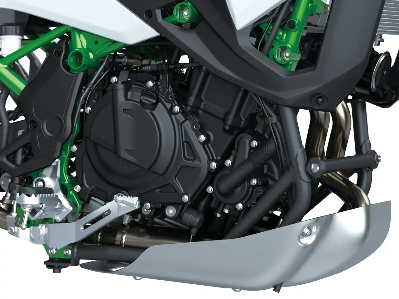 Motor da Kawasaki KLE 500 2026 é o mesmo da Eliminator 500 - Divulgação Motor da Kawasaki KLE 500 2026 é o mesmo da Eliminator 500 - Divulgação