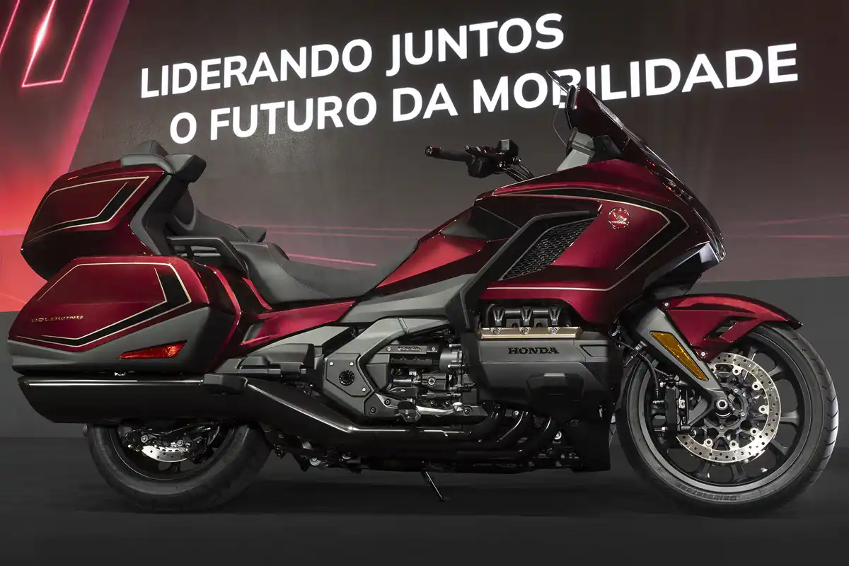 lançamentos Honda 2026 no Brasil - Gold Wing Tour 50th Anniversary - Divulgação lançamentos Honda 2026 no Brasil - Gold Wing Tour 50th Anniversary - Divulgação