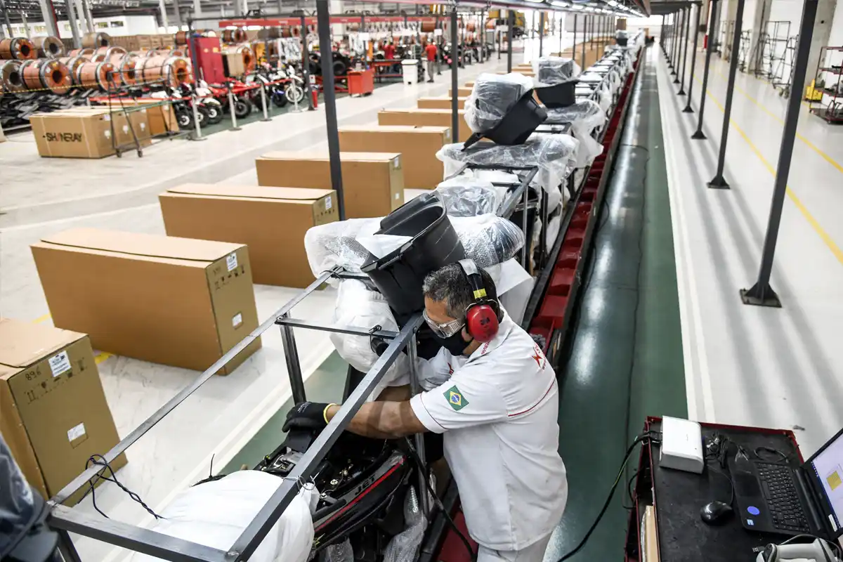 Fabrica da Shineray na Região Metropolitana do Recife - Divulgação