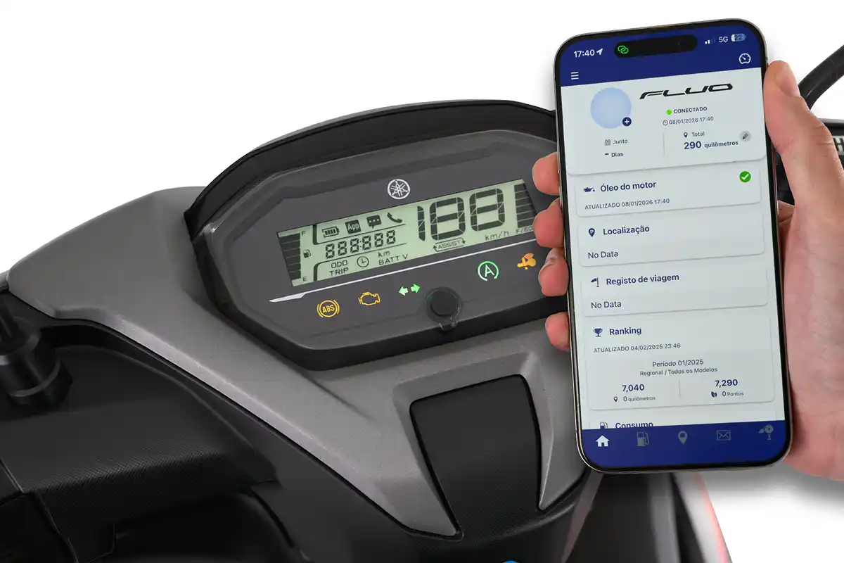 Fluo 125 2027 - conectividade - Divulgação Fluo 125 2027 - conectividade - Divulgação