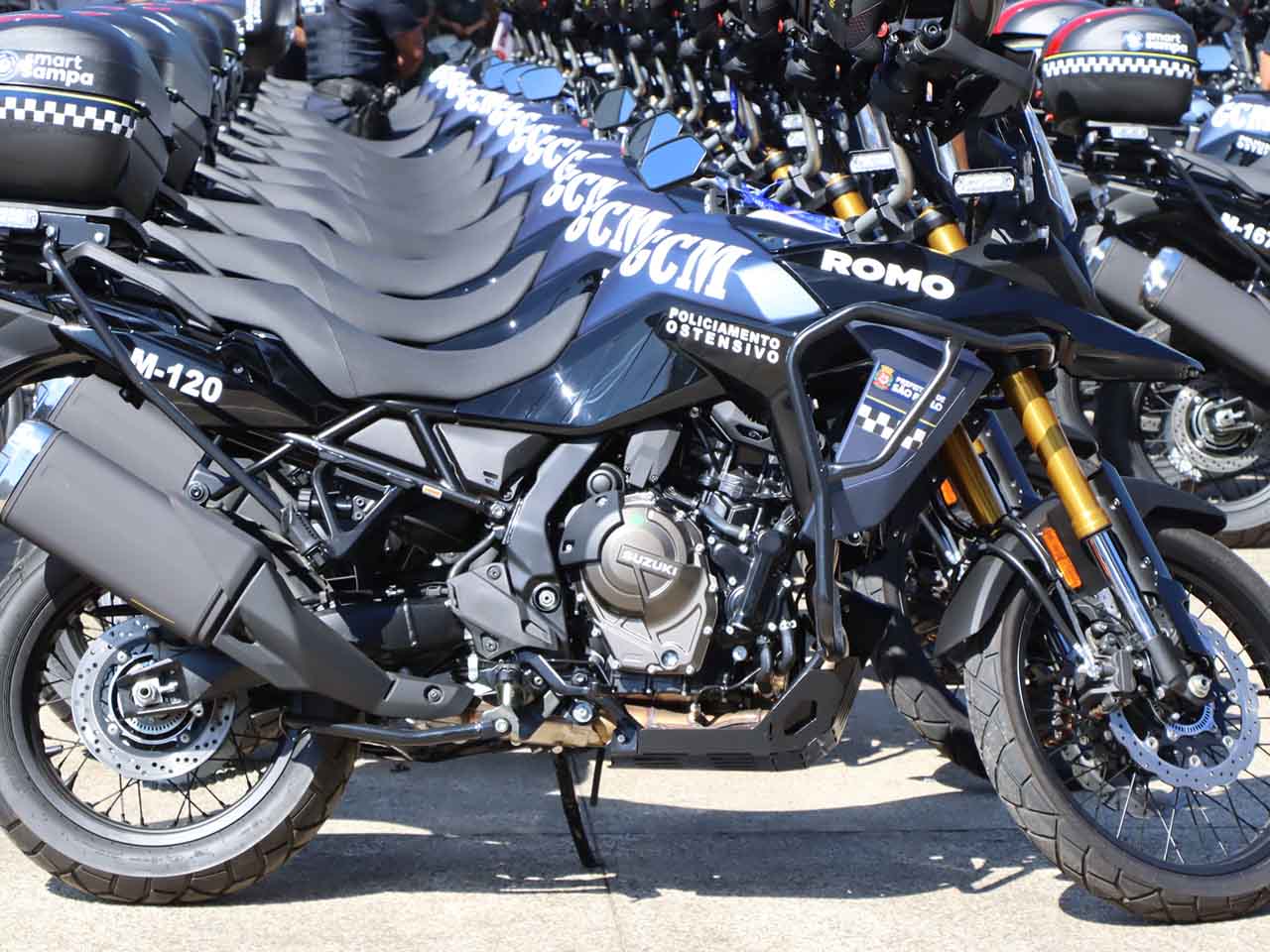 Suzuki V-Strom 800 chega à Guarda Civil Metropolitana - Divulgação Suzuki V-Strom 800 chega à Guarda Civil Metropolitana - Divulgação