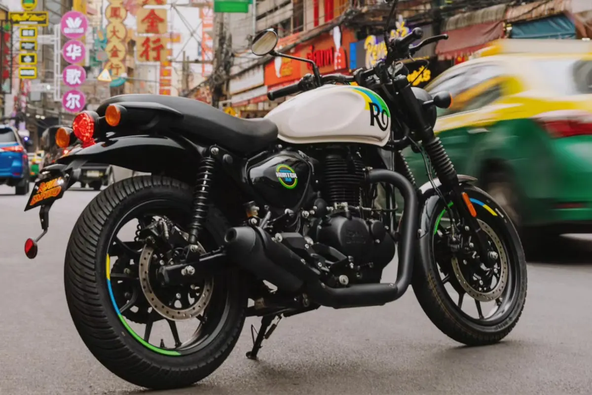 Nova Royal Enfield Hunter 350 - Divulgação Nova Royal Enfield Hunter 350 - Divulgação