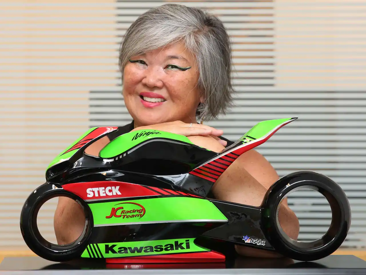 Sonia Harue Ando completa 16 anos de Kawasaki - Divulgação Sonia Harue Ando completa 16 anos de Kawasaki - Divulgação