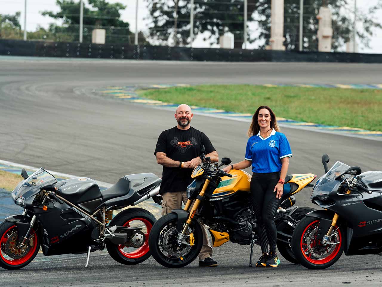 As três motocicletas tributo a Ayrton Senna - Divulgação As três motocicletas tributo a Ayrton Senna - Divulgação