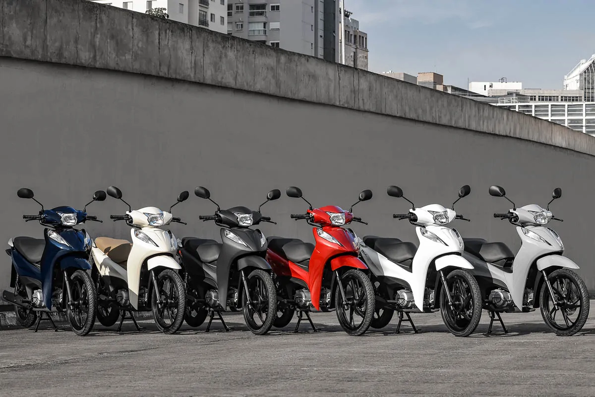 Honda Biz 2027: todas as cores da linha ES e EX - Divulgação Honda Biz 2027: todas as cores da linha ES e EX - Divulgação