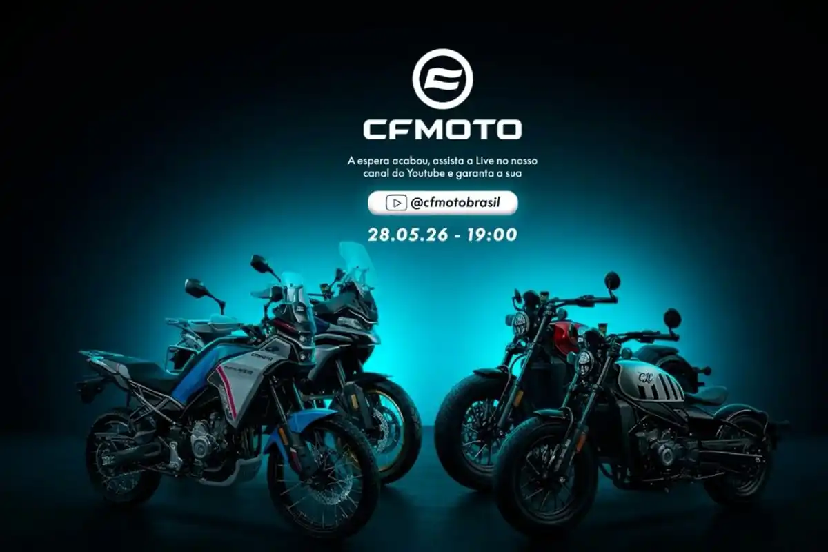 CFMoto anuncia que a data oficial de inicio das operações em duas rodas no Brasil - Reprodução Redes sociais CFMoto anuncia que a data oficial de inicio das operações em duas rodas no Brasil - Reprodução Redes sociais