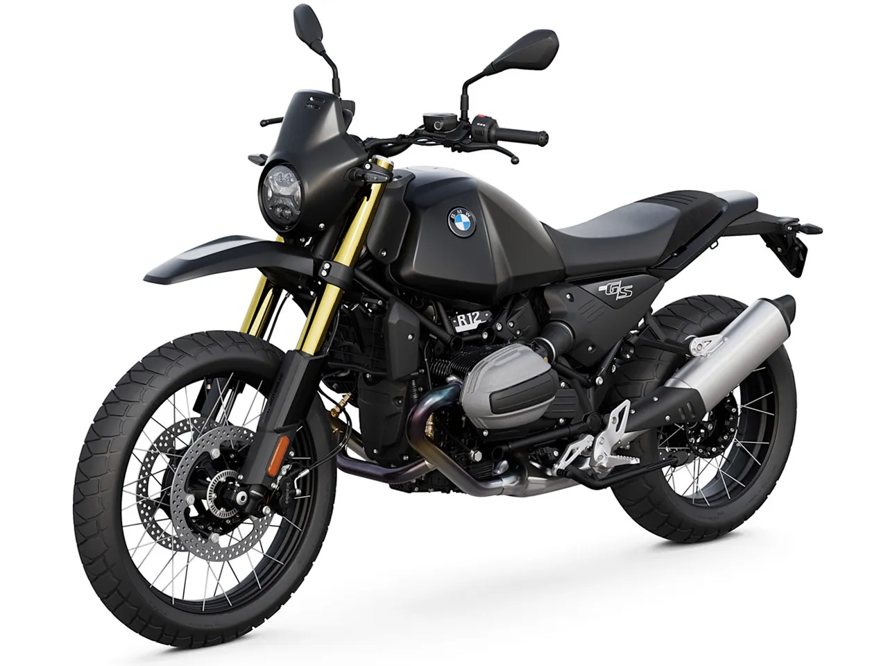 BMW R 12 G/S preta - Divulgação BMW R 12 G/S preta - Divulgação