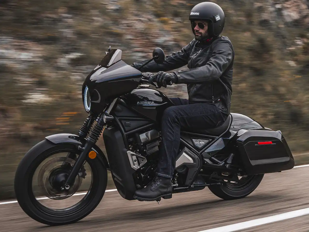 Moto Morini Calibro Bagger - Divulgação Moto Morini Calibro Bagger - Divulgação