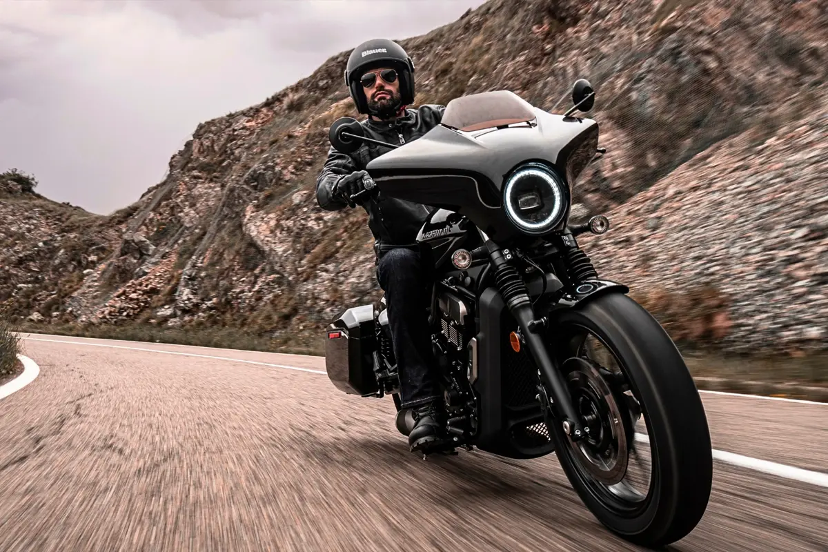 Moto Morini Calibro Bagger - Divulgação Moto Morini Calibro Bagger - Divulgação