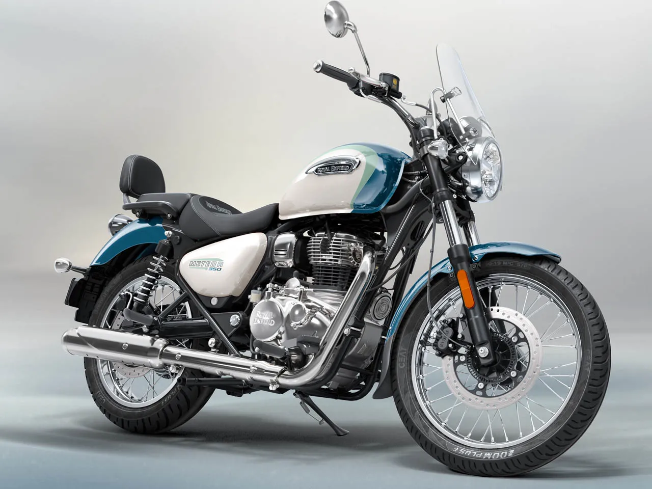 Meteor 350 Aurora Retro Green - Divulgação Meteor 350 Aurora Retro Green - Divulgação