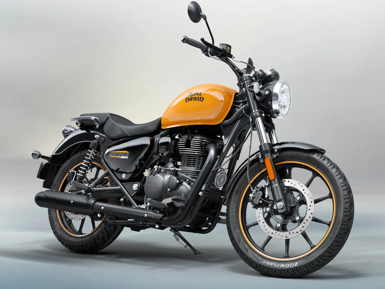 Meteor 350 Fireball Orange - Divulgação Meteor 350 Fireball Orange - Divulgação