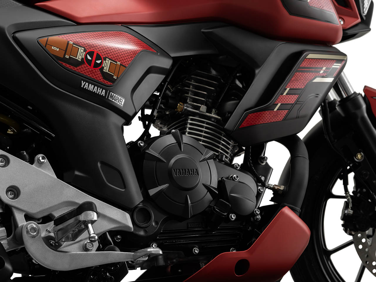 Yamaha FZ15 Deadpool - Divulgação Yamaha FZ15 Deadpool - Divulgação