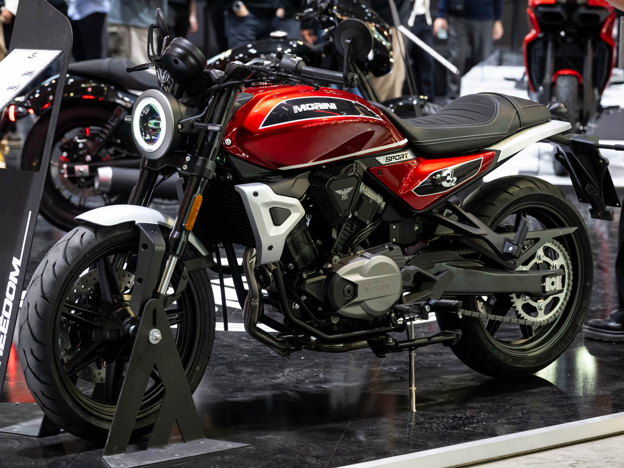 Moto Morini 3½ Sport - Divulgação EICMA Moto Morini 3½ Sport - Divulgação EICMA