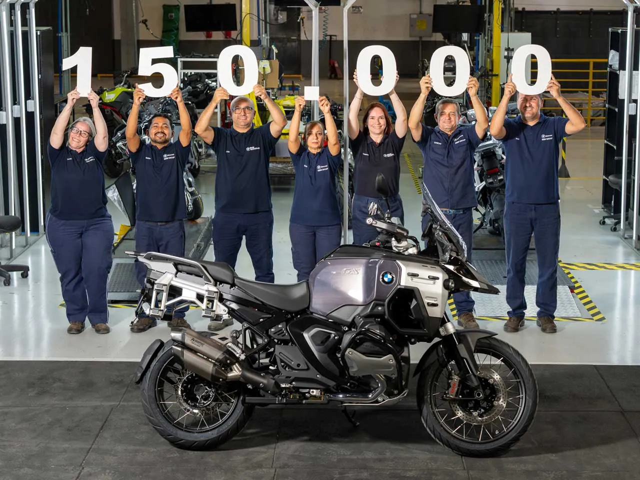 BMW Motorrad alcança 150 mil motos em Manaus - Divulgação BMW Motorrad alcança 150 mil motos em Manaus - Divulgação