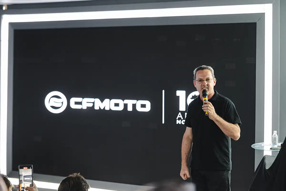 Urano Carvalho - Head de Motocicletas CFMOTO Brasil - Divulgação Urano Carvalho - Head de Motocicletas CFMOTO Brasil - Divulgação
