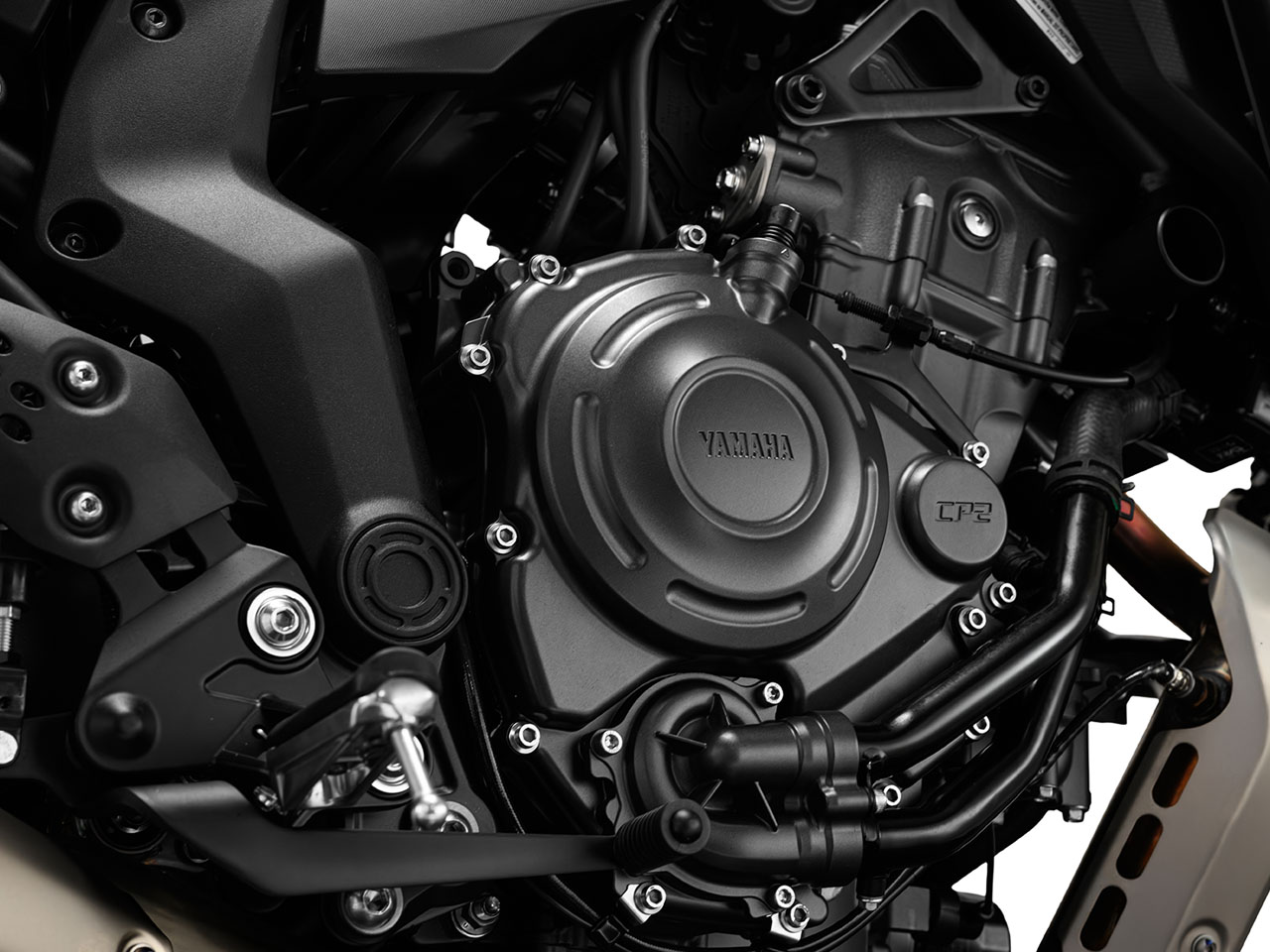 Motor CP2 Crossplane de 690 cc - Divulgação Motor CP2 Crossplane de 690 cc - Divulgação