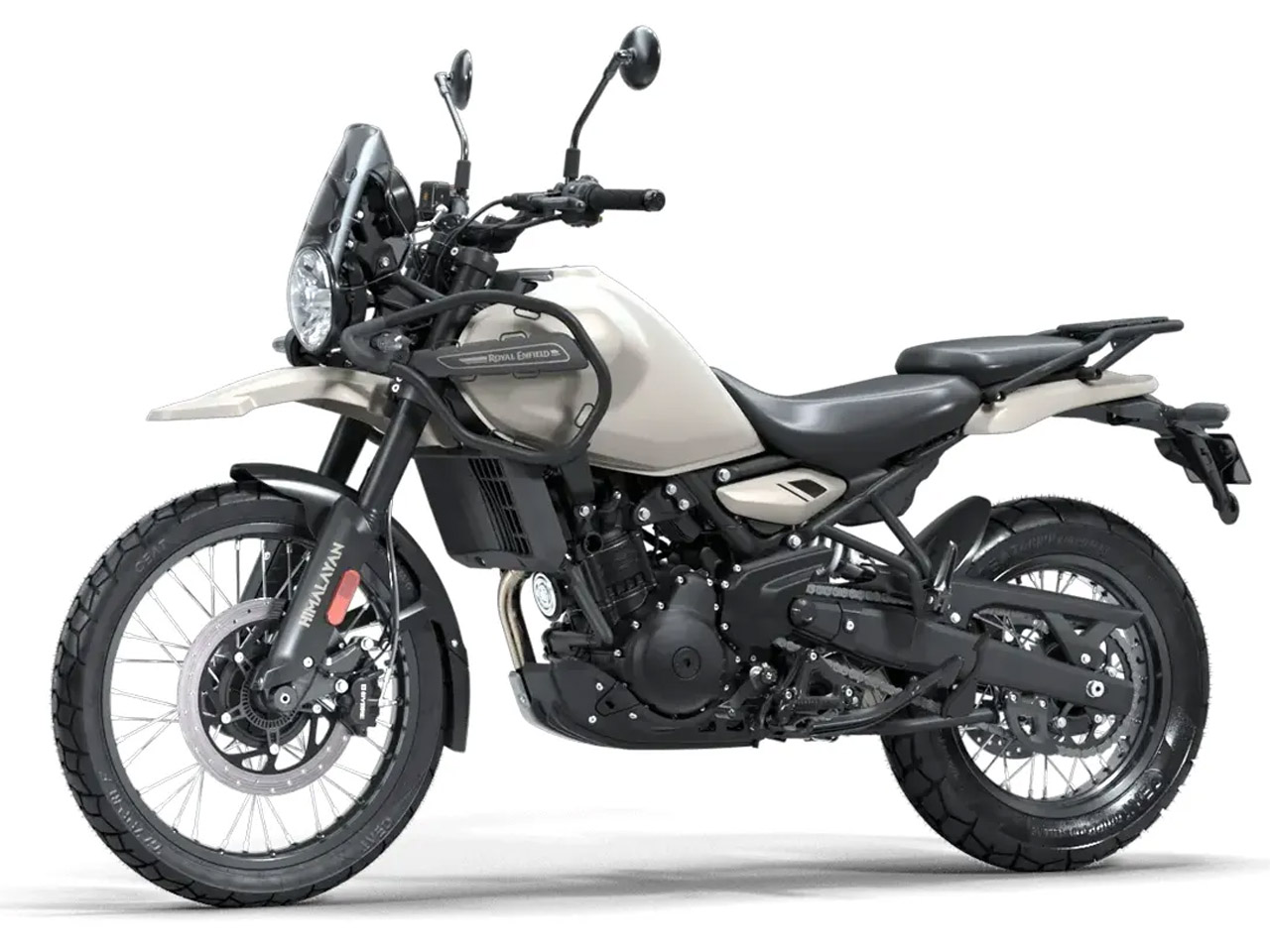 Royal Enfield Himalayan 450 - Kaza Brown - Divulgação Royal Enfield Himalayan 450 - Kaza Brown - Divulgação