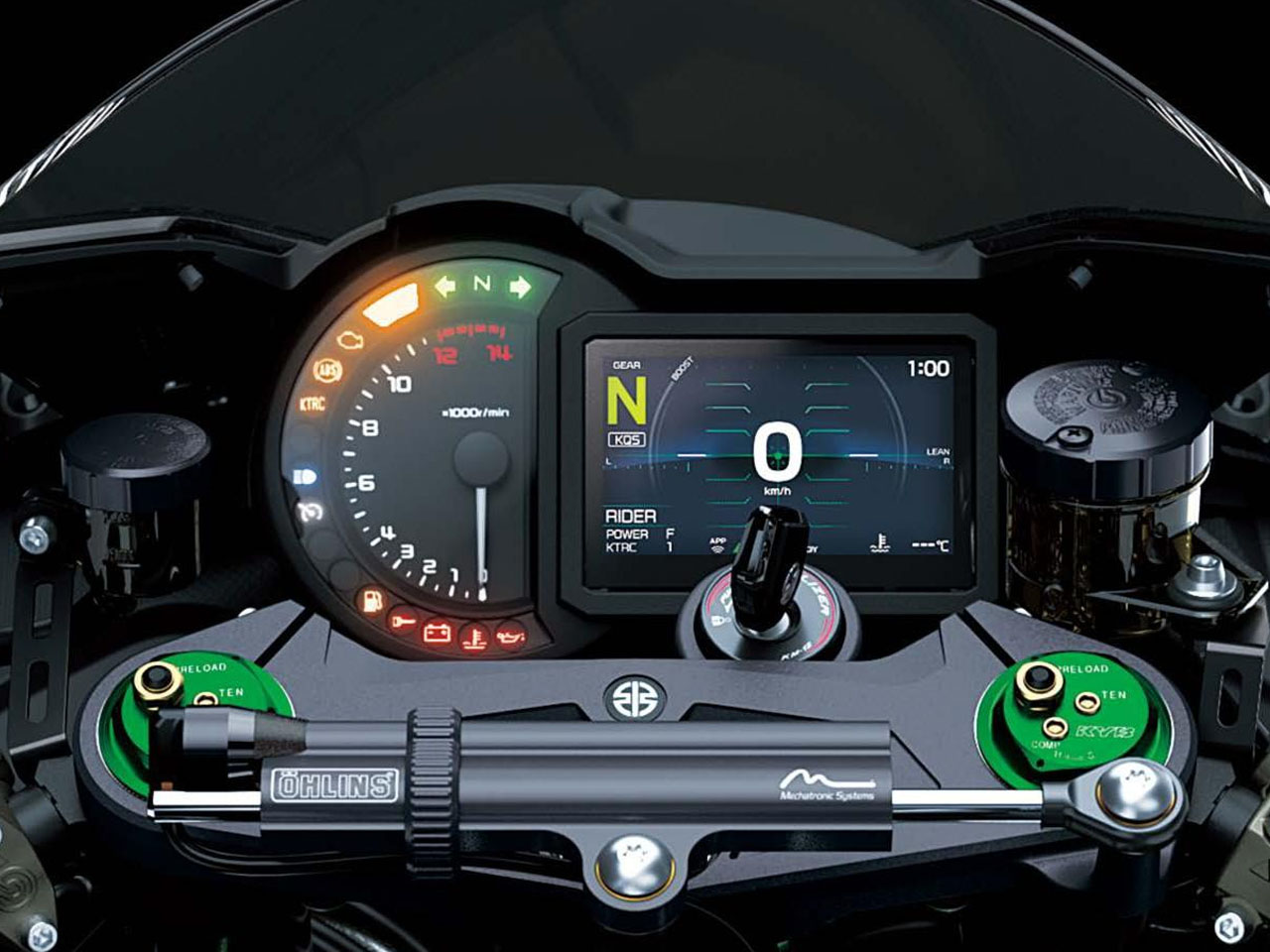 Ninja H2 2027 - painel - Divulgação Ninja H2 2027 - painel - Divulgação