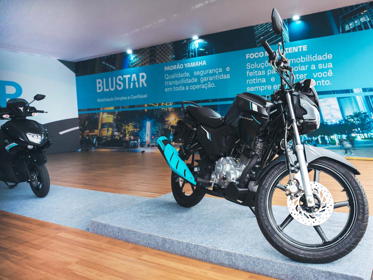 Yamaha Blustar em Goiânia - Divulgação Yamaha Blustar em Goiânia - Divulgação