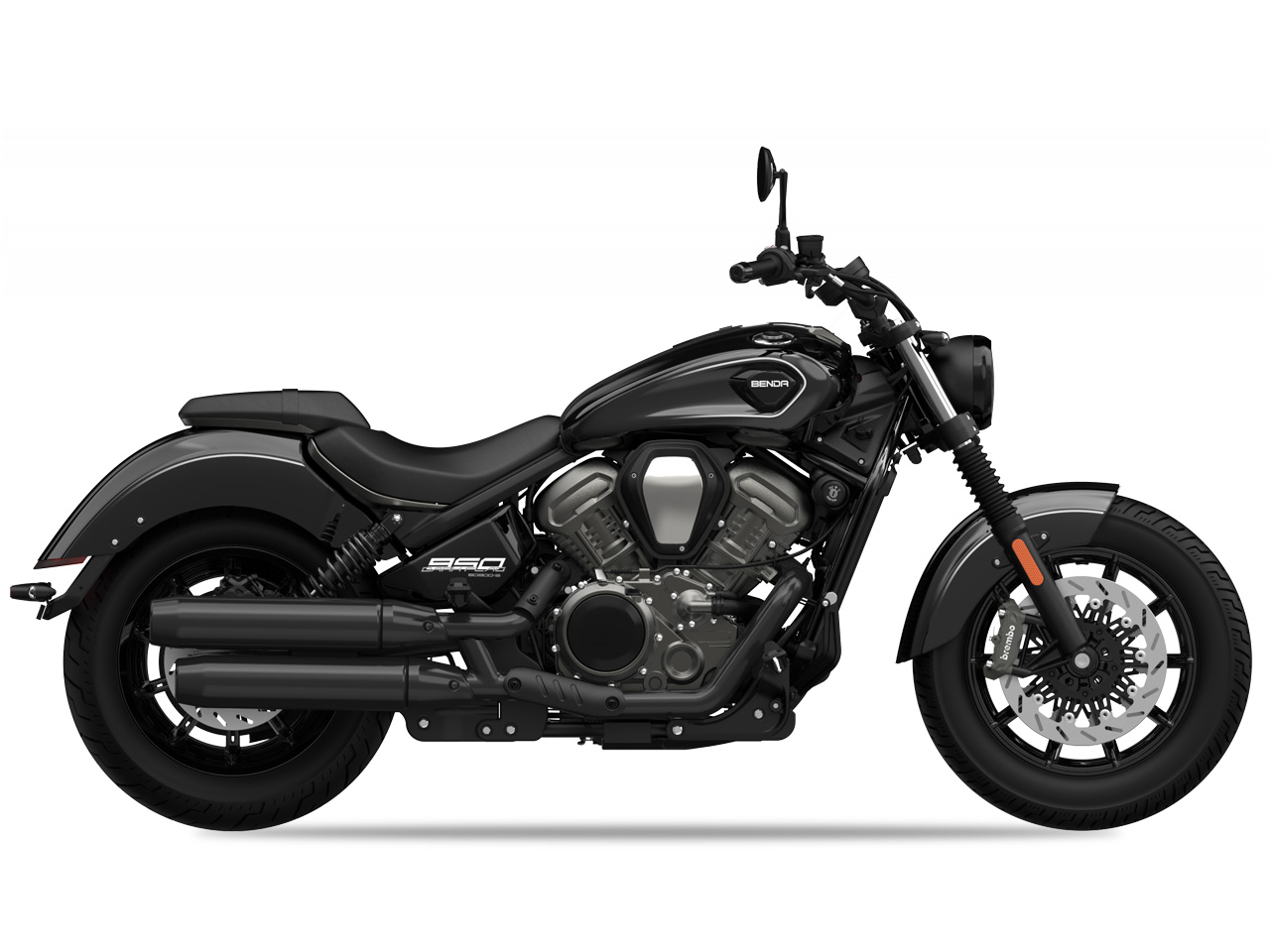 Benda Dark Flag 950 será apresentada no Salão de Milão 2026 com motor V4 de 948 cc 1 Benda dark flag 950 7