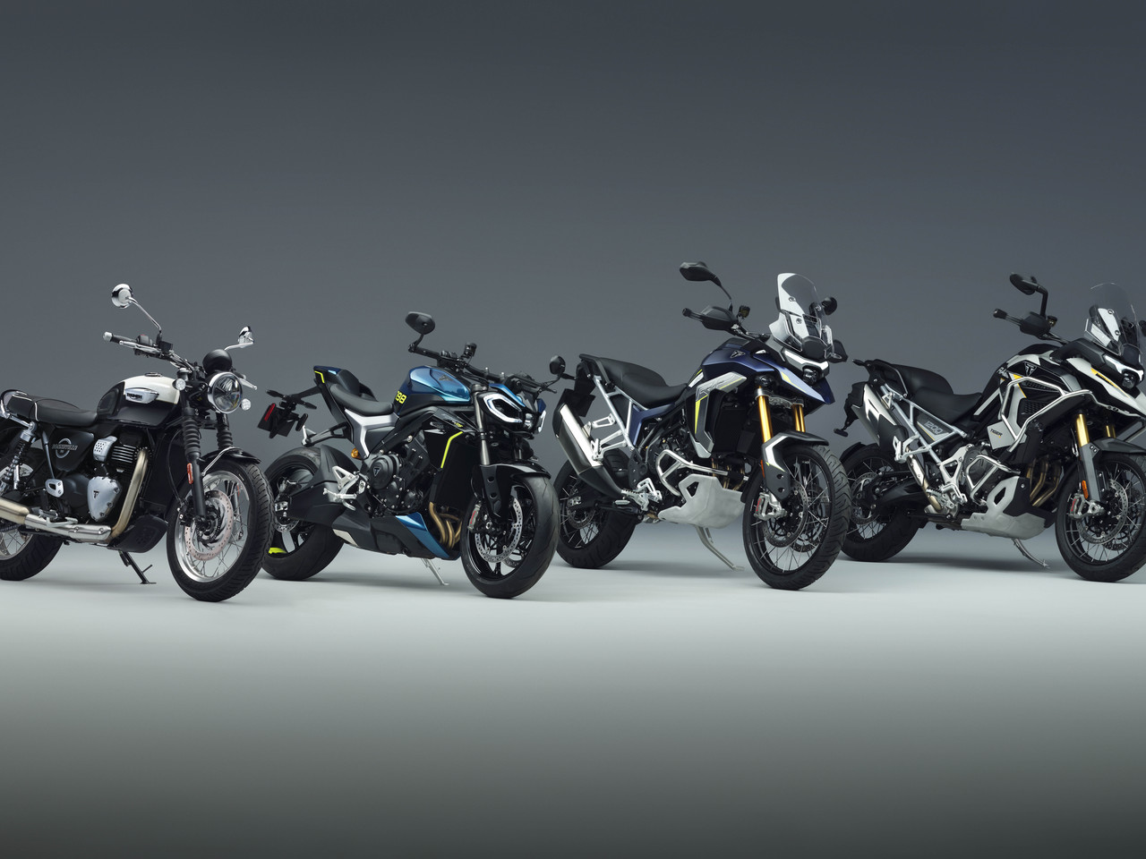 Triumph linha 2027: Bonneville T40 Tiger 1200, Street Triple 798 e Tiger 900 - Divulgação Triumph linha 2027: Bonneville T40 Tiger 1200, Street Triple 798 e Tiger 900 - Divulgação