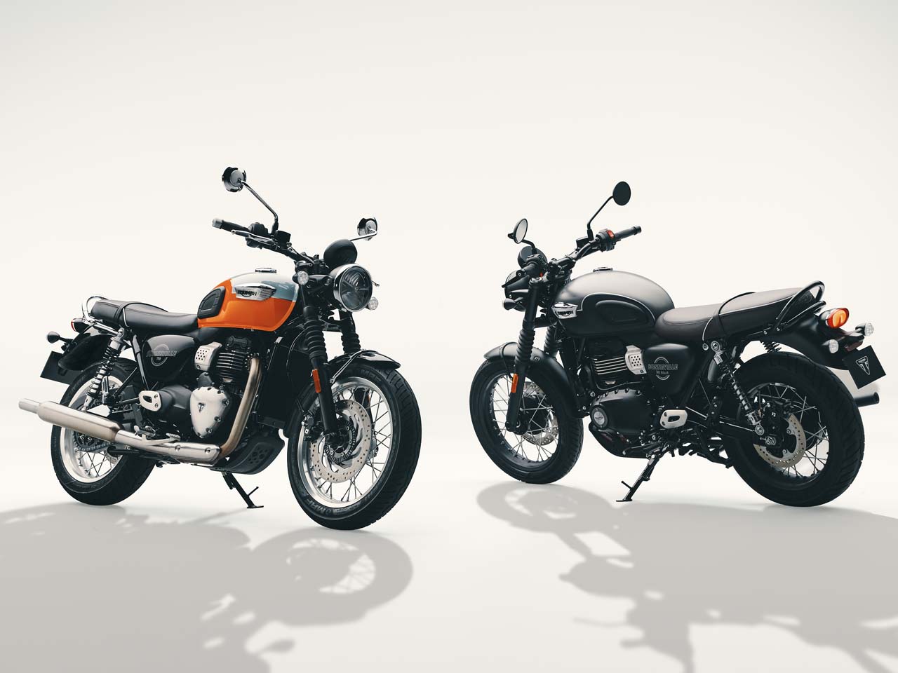 Bonneville T40 e T40 Black 2027 - Divulgação Bonneville T40 e T40 Black 2027 - Divulgação