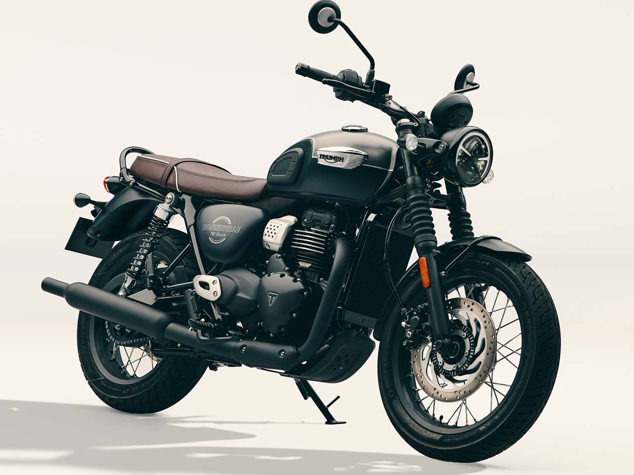 Triumph Bonneville T40 Black 2027 - Divulgação Triumph Bonneville T40 Black 2027 - Divulgação